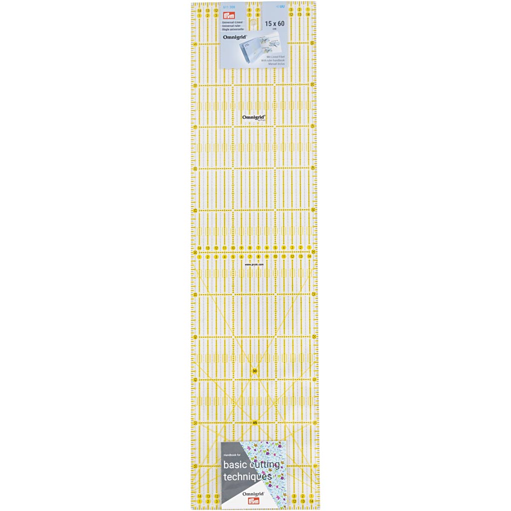 Prym Patchwork Ruler, L: 60, B: 15 cm, 1 pezzo