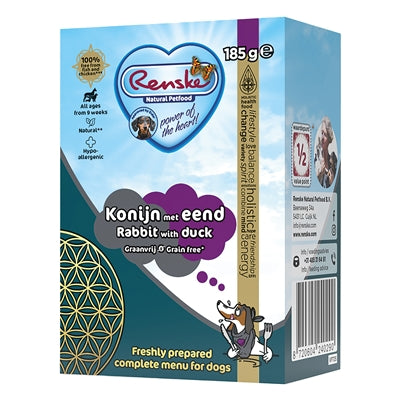Renske pasto appena preparato coniglio e grano