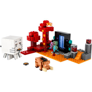 Lego Lego Minecraft 21255 Ambush al portale Nether