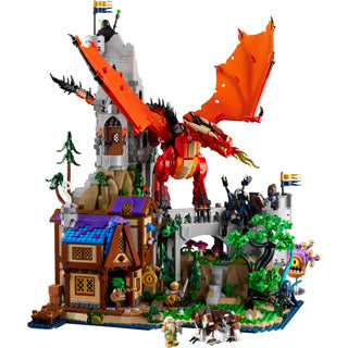 Lego ideas dungeons dragons - het verhaal van de rode draak - 21348