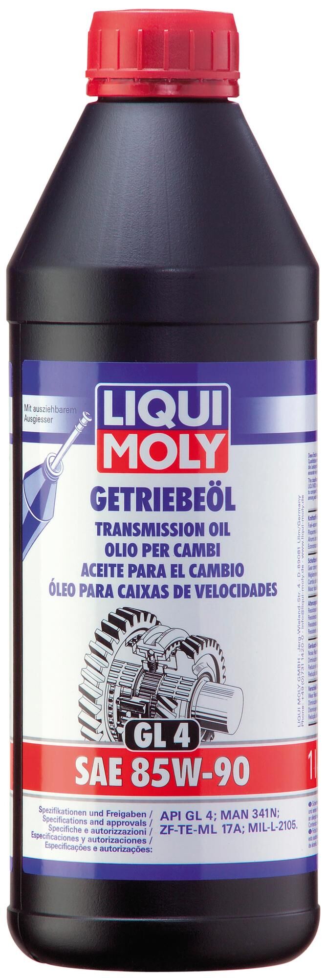 Liqui MOLY ingranaggio olio GL4 1ltr. SAE85W-90