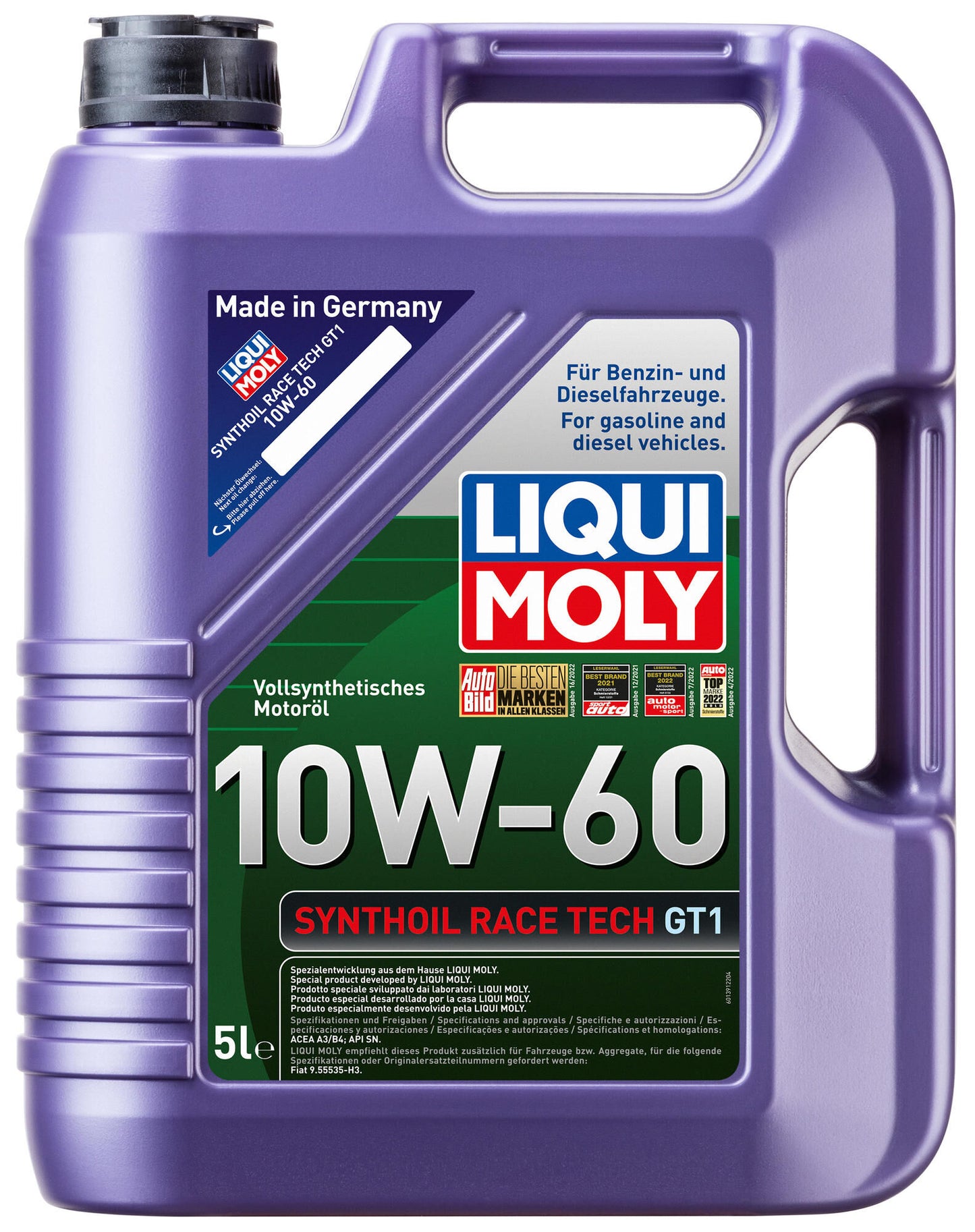 Liqui Moly Synthoil Race Tech GT1 10W-60 5 LTR.
