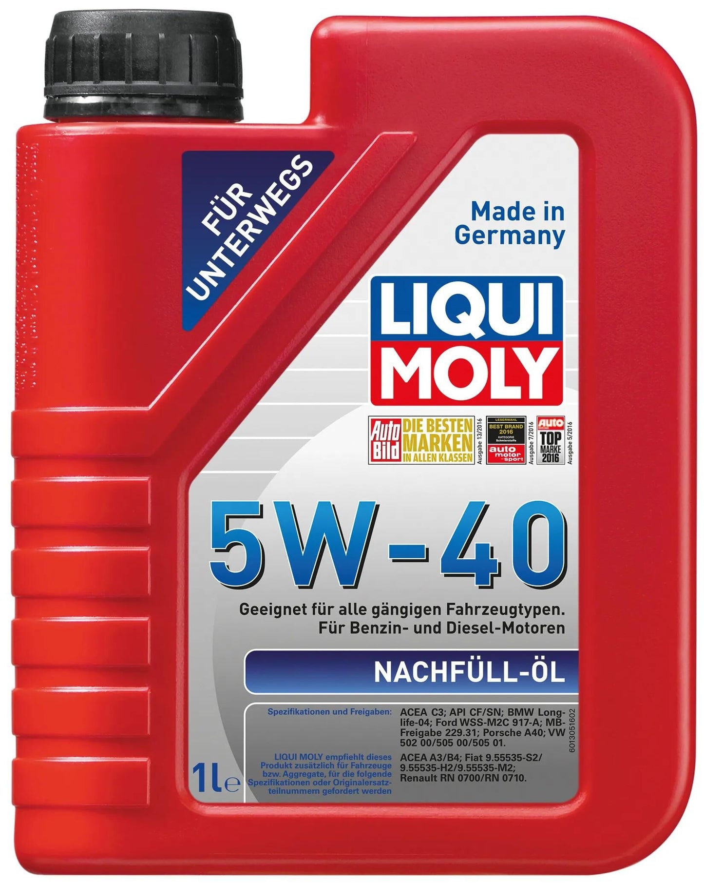 Liquili Moly RETILL OLIO 5W40 1 LTR.