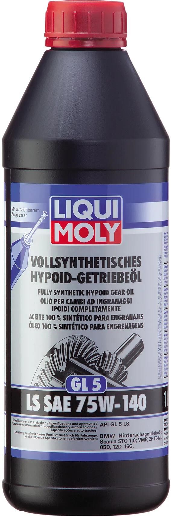 Liqui MOLY ingranaggio olio gl5 ls 1ltr. 75W-140
