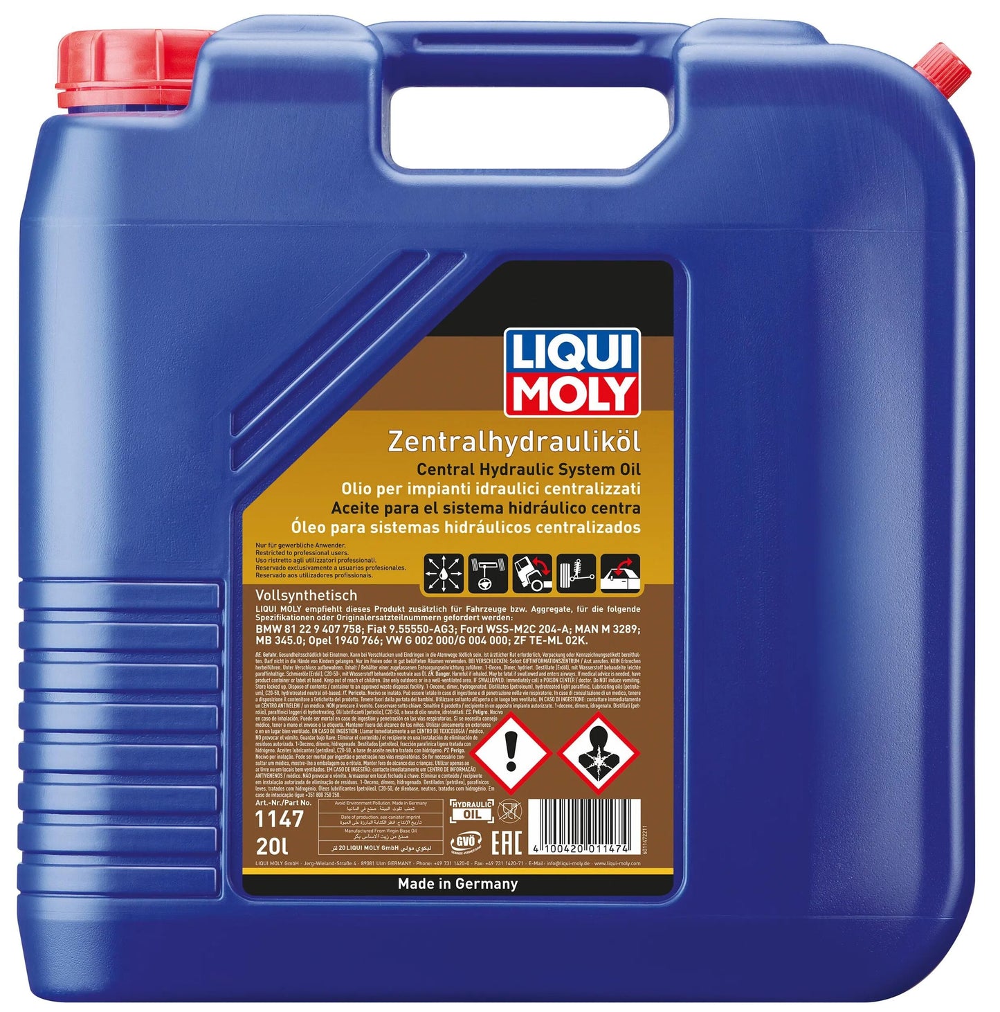 Liqui Moly Central Hidráulico Aceite 20L LM