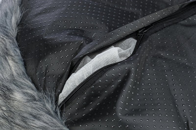 Canasta de perros trixie yelina gris negro