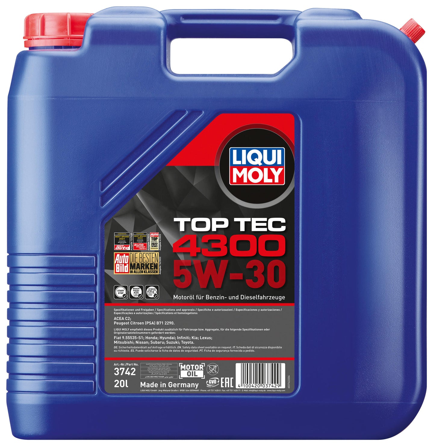 Liqui Moly Motor Oil Top TEC 4300.