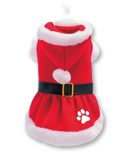 Molti regali abiti natalizi Babbo Natale Poot rosso