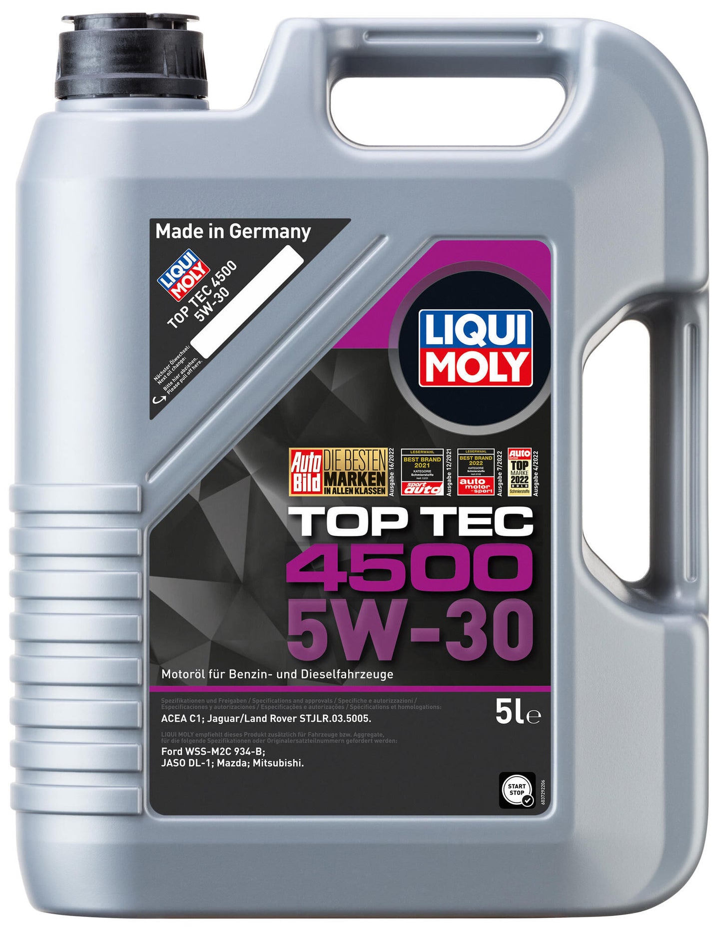 Top 4500 di olio moto Liqui MOLY TEC 4500.