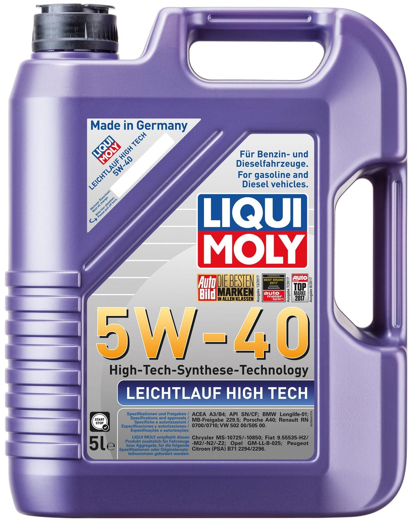 Liqui MOLY Motor Oil Oil Leichtlauf High Tech