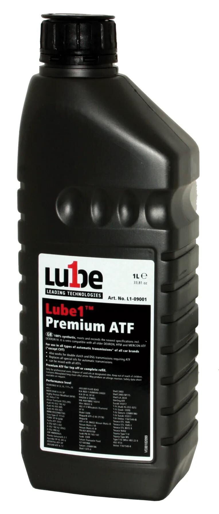 Aceite de transmisión Lube1 premium ATF. atf premium 1l