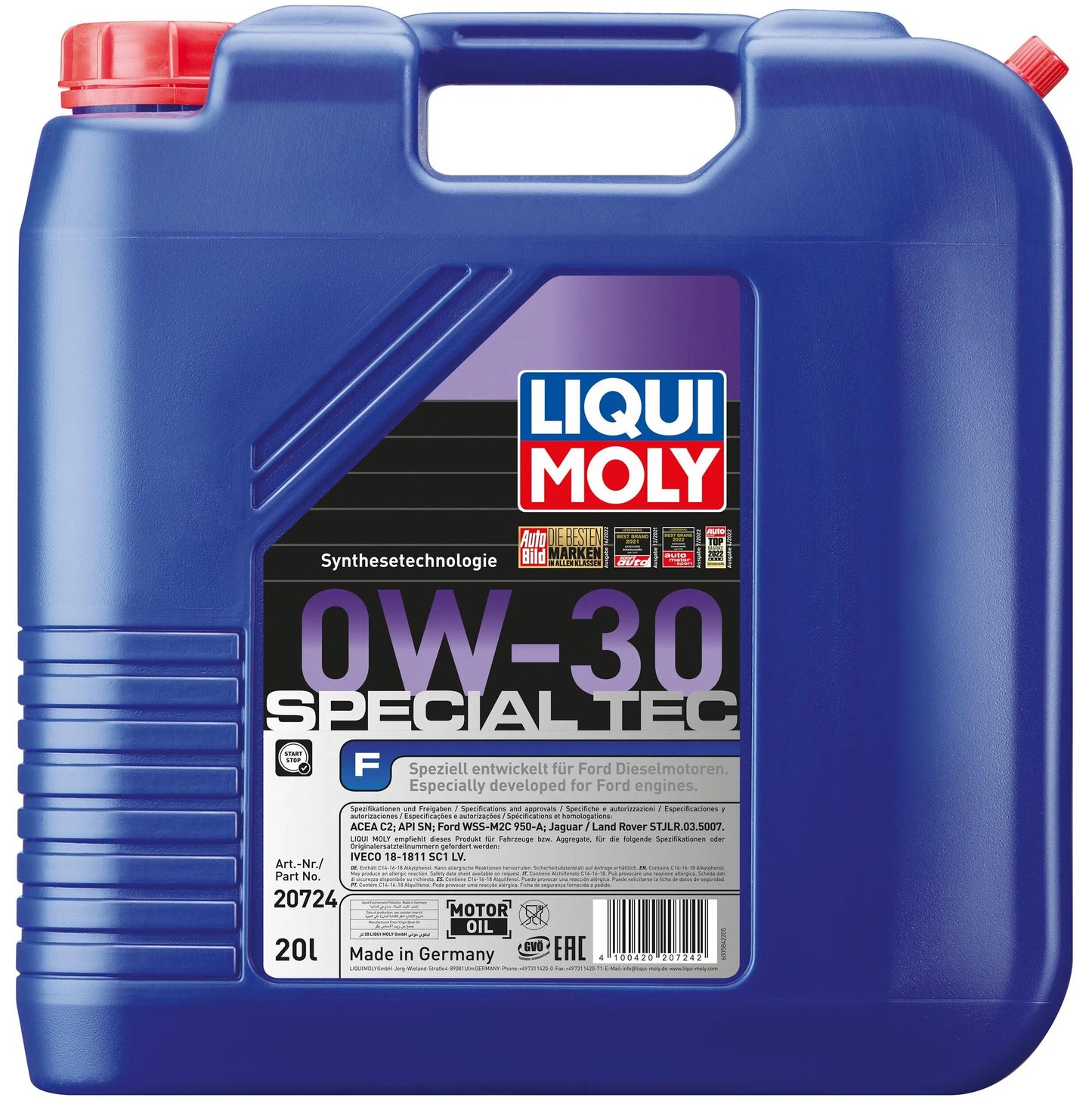 Liqui MOLY Motor Oil Special Tec f.