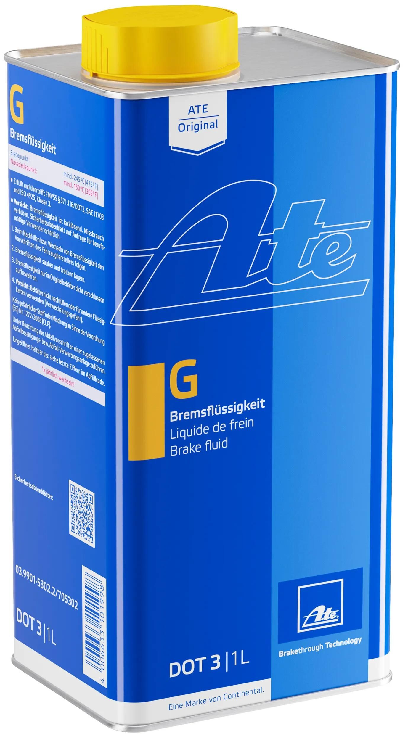 Ate Fluido freno dot3 b 1l dipinge blu blu