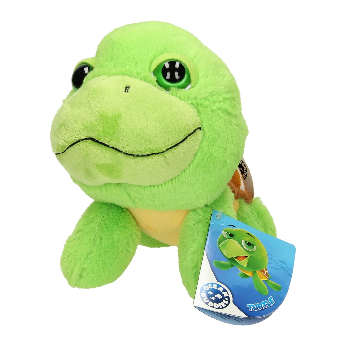 Peluche tartaruga di peluche dalla testa grande, 21 cm