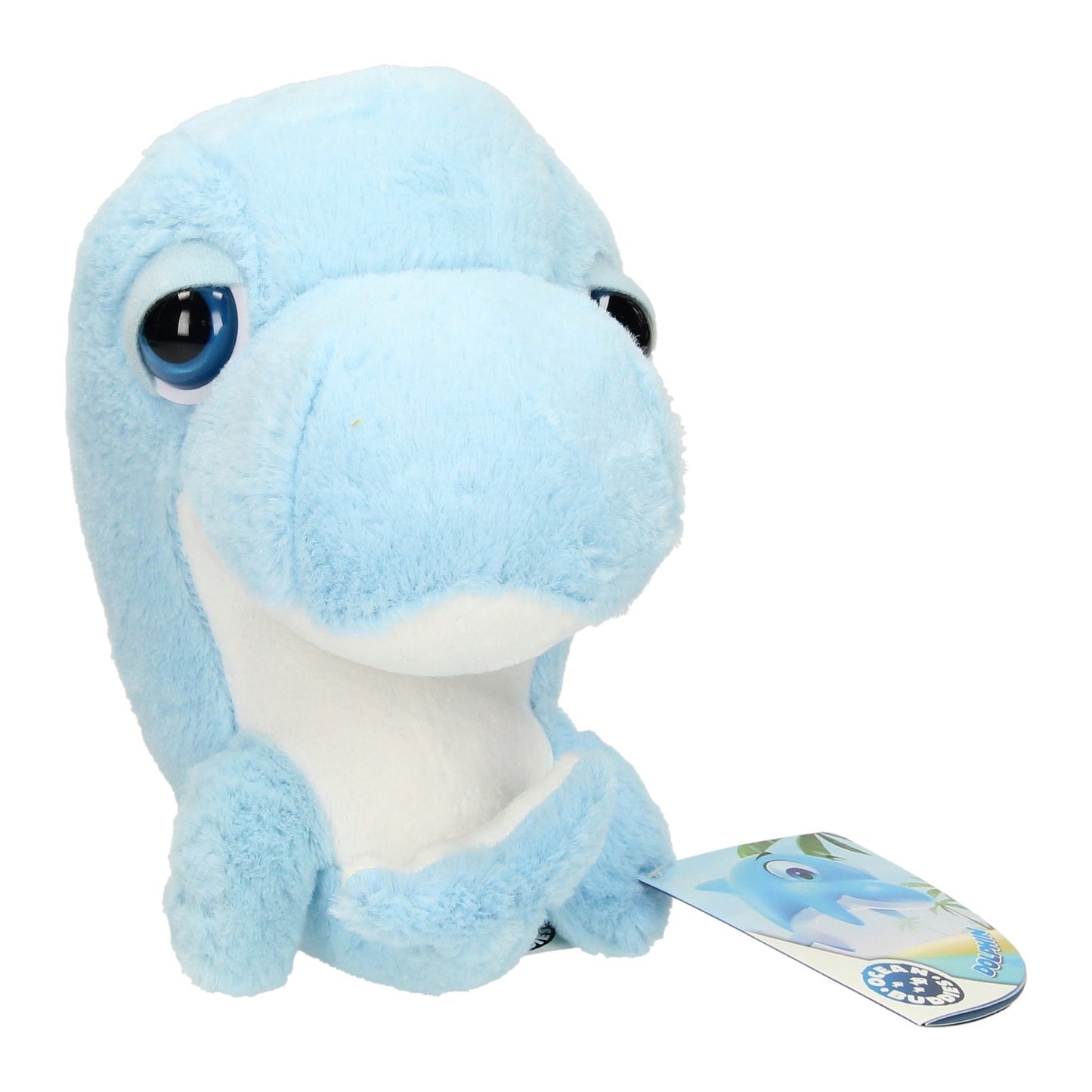 Peluche delfino di peluche a testa grande, 21 cm