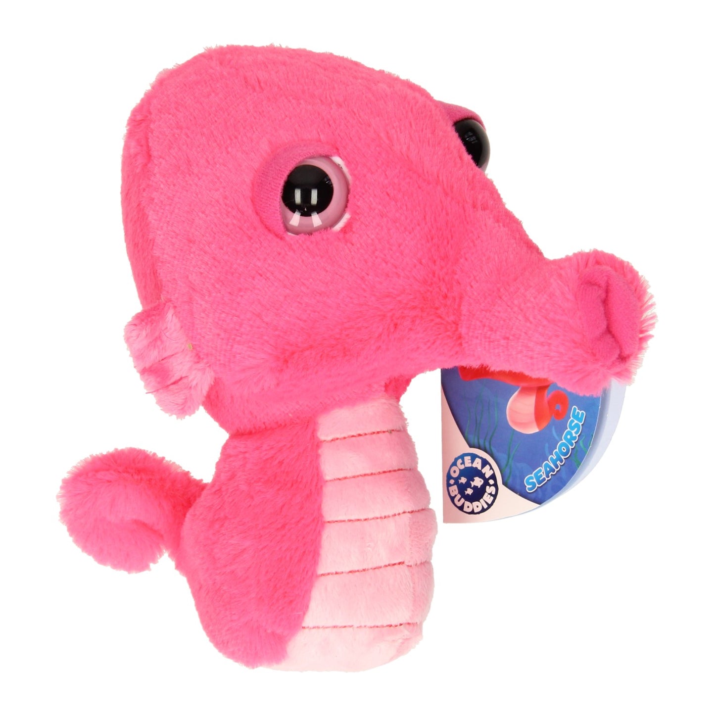 Peluche Caballito de mar de peluche con cabeza grande, 22 cm