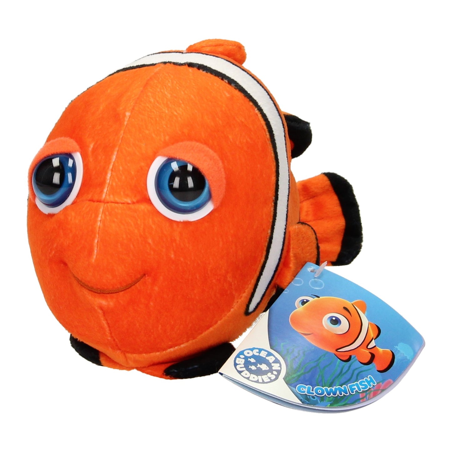 Peluche pez payaso cabezón, 25 cm