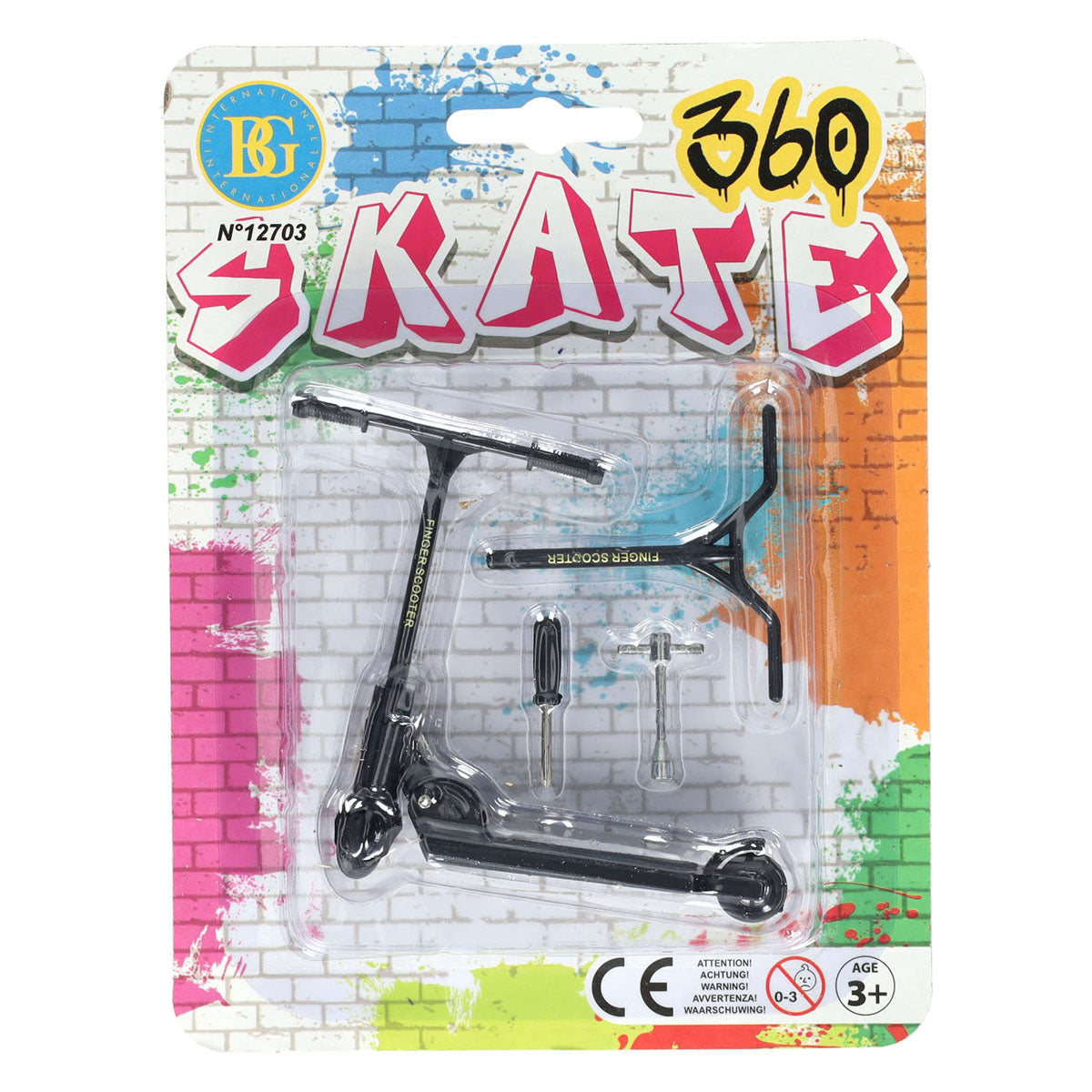 Monopattino acrobatico con le dita