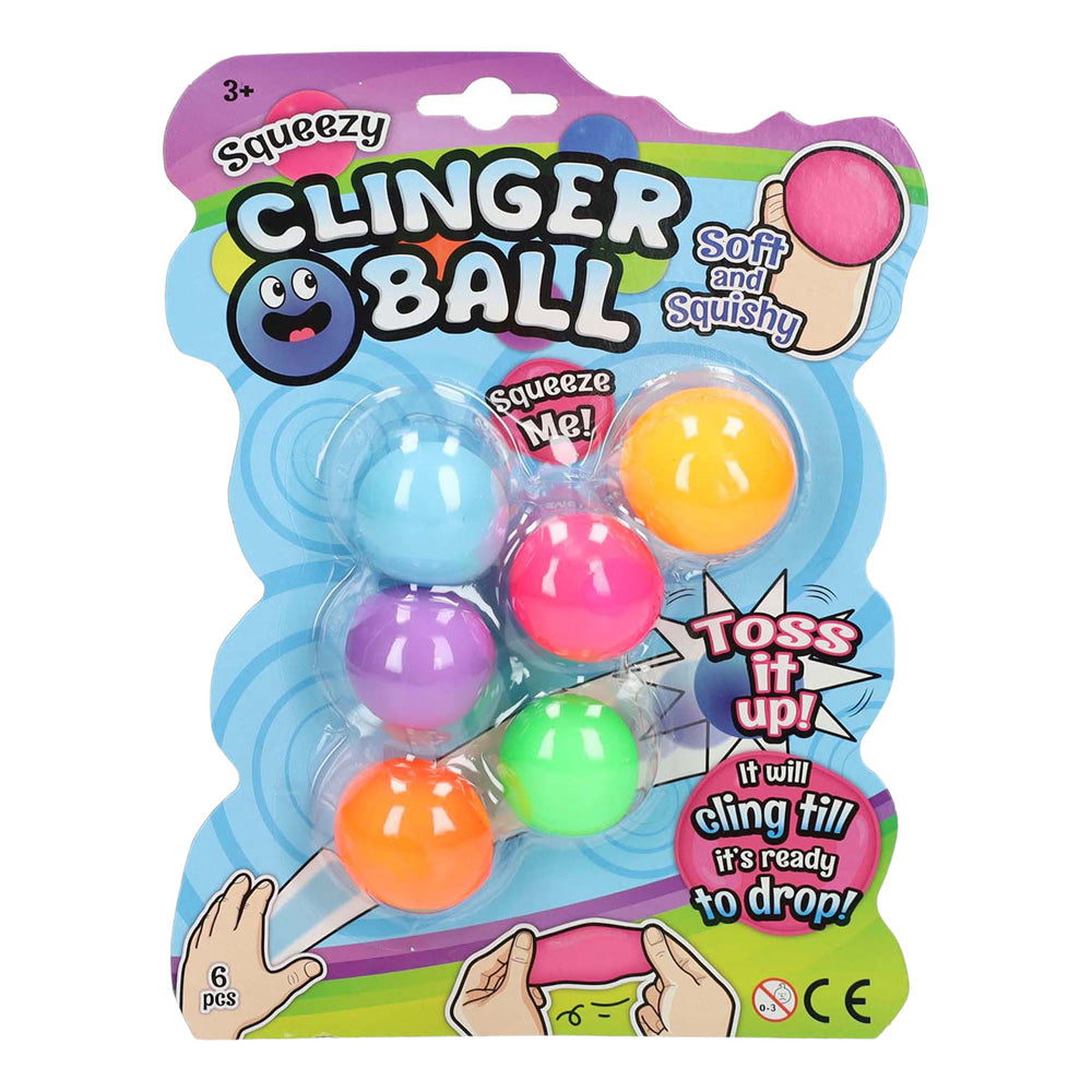 Palline adesive da spremere, 6 pz