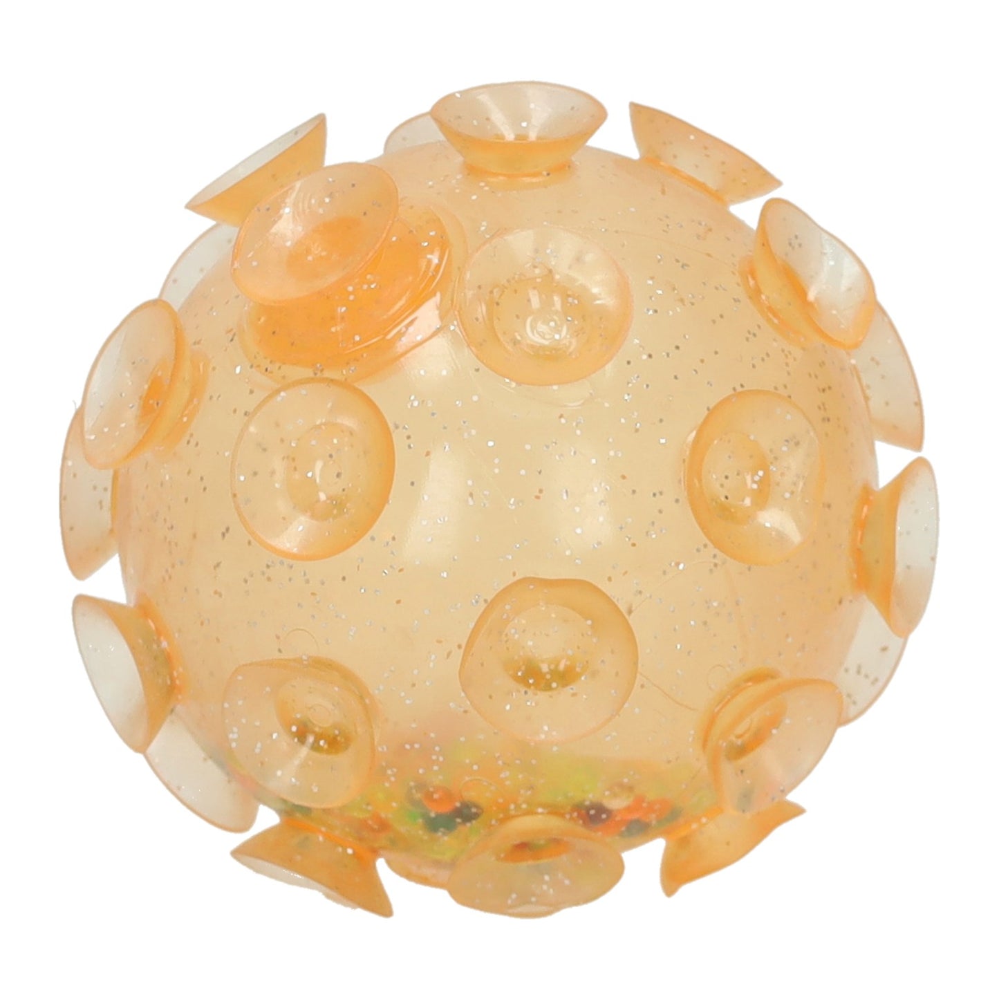 Bola exprimible con bolas de purpurina Dots - 8cm