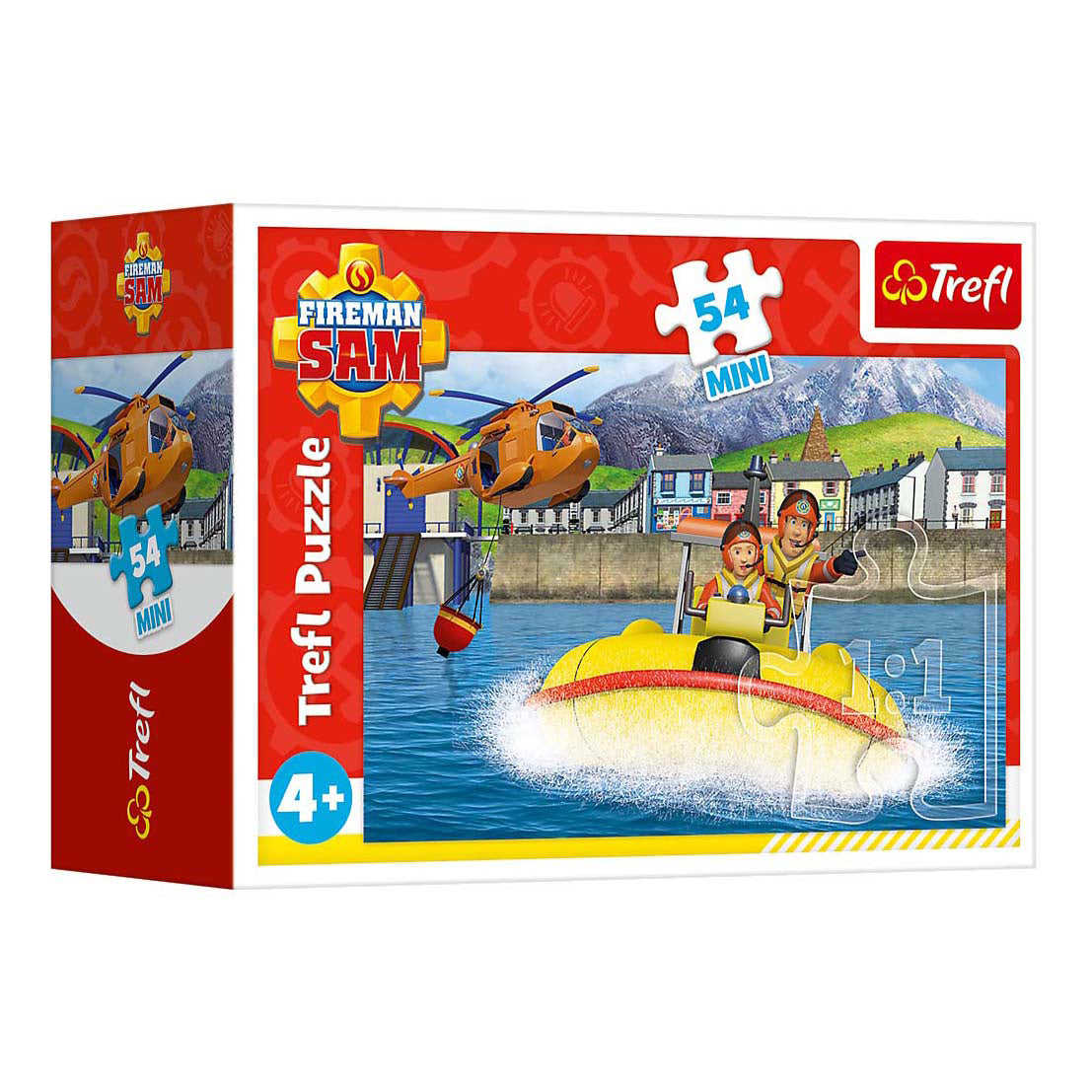 Mini puzzle Sam il pompiere - 54 pezzi.