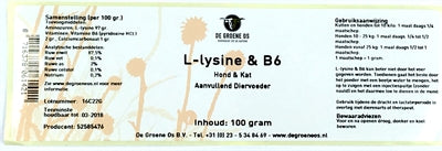 Il gatto per cani Green OS L-Lysine B6