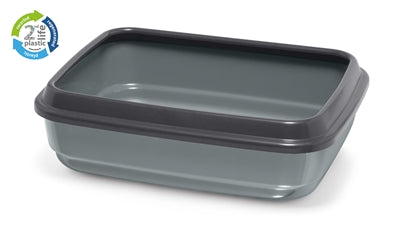 IMac Kattenbak Jerry 2nd Life riciclato Antracite grigio chiaro