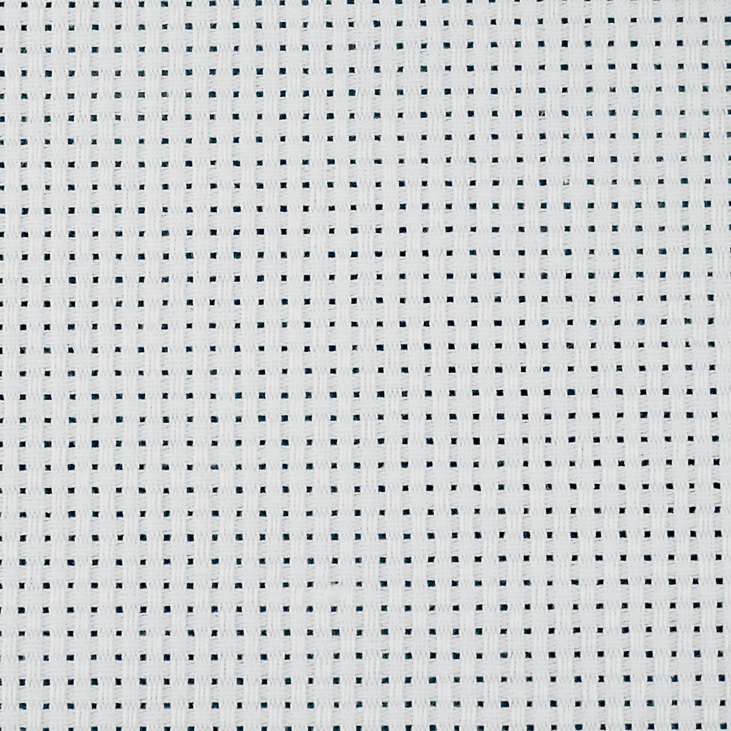 Creativ company aida, ancho: 150 cm, 43 cuadrados por 10 cm, blanco, 3 m 1 pieza