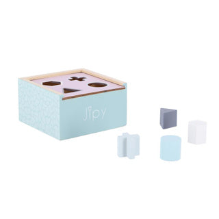 Clasificador de formas de madera Jipy jipy púrpura-azul