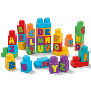 Sacca da costruzione di mega bloks ABC