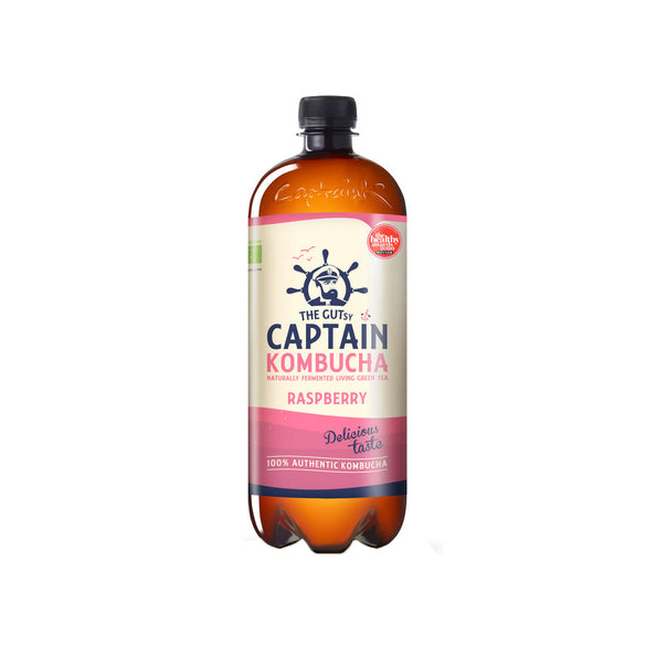 Il coraggioso capitano kombucha lampone biologico (6x 1000ml) (sfera)