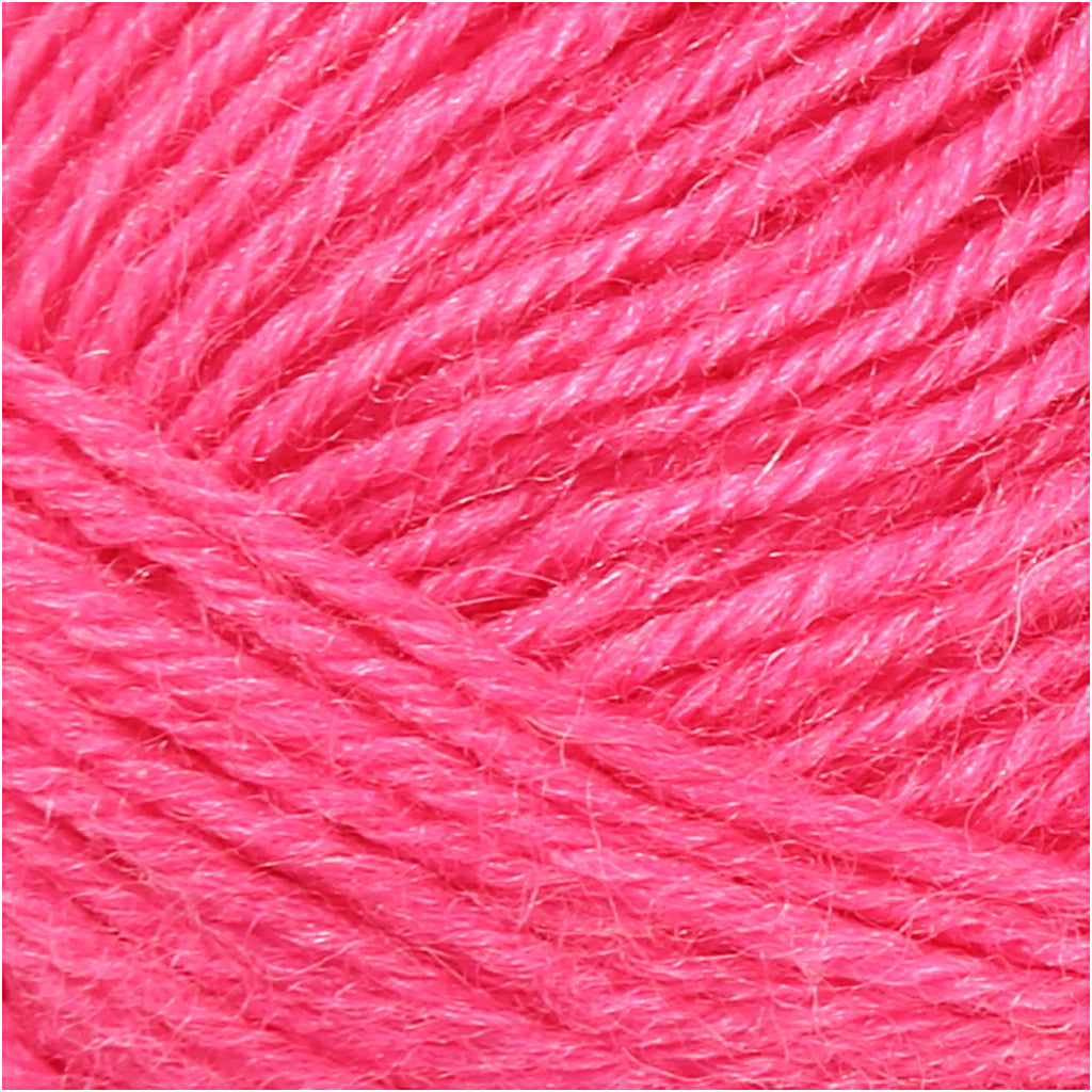 Creativ company sock yarn, l: 200 m, pink, 50 g 1 ball