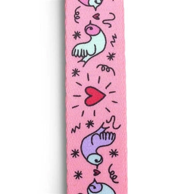 Morso Dog Haren H-Her reciclado dulce tweet rosa