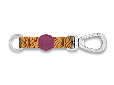Anillo de llave de llave de llave de monso tambor de jungla reciclada naranja