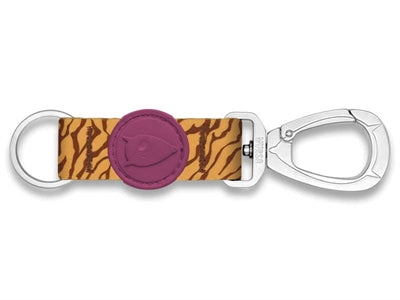 Anillo de llave de llave de llave de monso tambor de jungla reciclada naranja