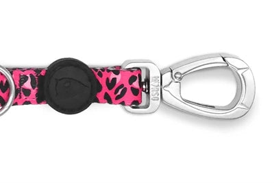 Morso Dog Leash Bubble reciclado ajustable Leo Pink