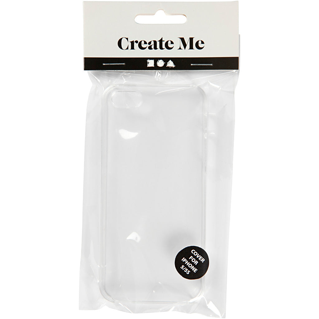 Creative Company IPhone Hoes, AFM 5 5S, Dim 6x12,5 cm, spessore 10 mm, trasparente, 1 pezzo