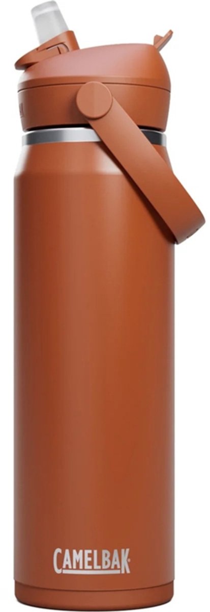 Camelbak thrive flip straw - vacuum insulated - isolatie drinkfles - 750 ml - rood (sierra red)