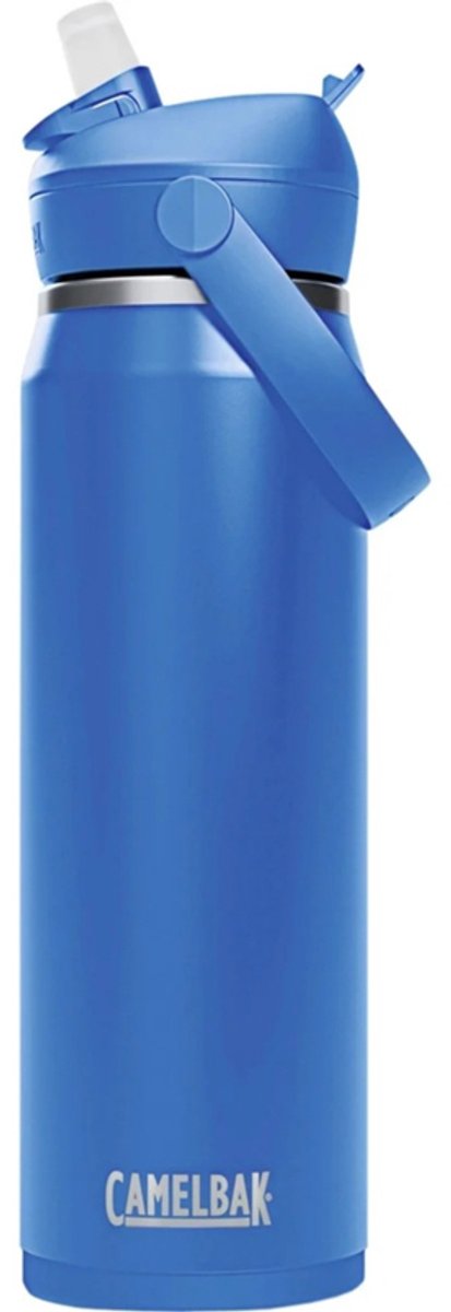 Camelbak thrive flip straw - vacuum insulated - isolatie drinkfles - 750 ml - blauw (sky blue)