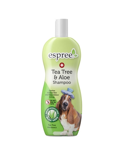 Medicación de aloe de árbol de té de espee champú