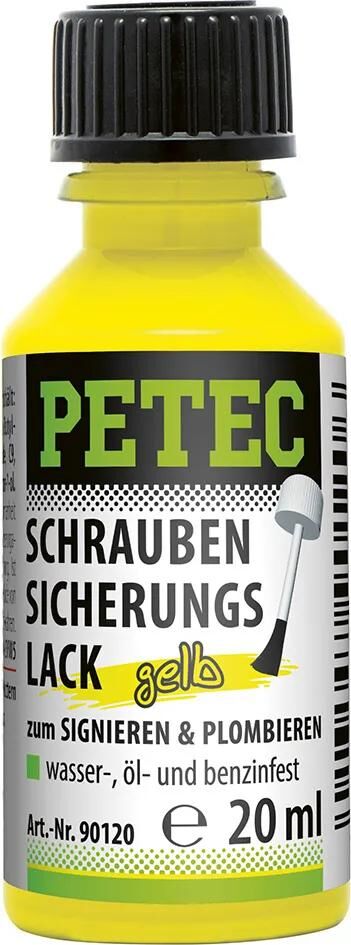 Petec Safety Varnish Yellow 20m