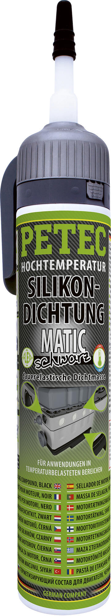 Petec Silicone Seals 200 ml Black Matic SD