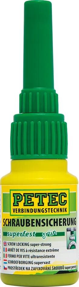 Retención de tornillo péqui 10G Verde super sólido