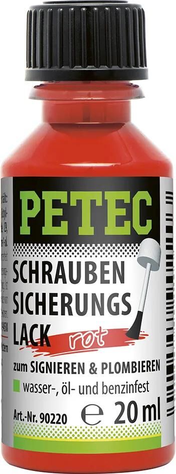 PETEC SICUREZZA VARNA ROSSO 20ML