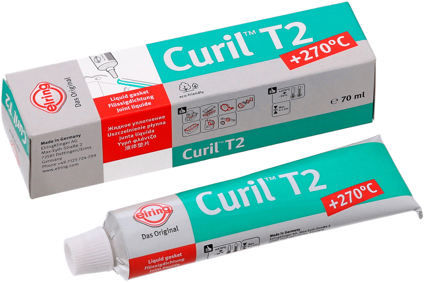 Curil T2 Tube Gassa di liquido 70 ml.