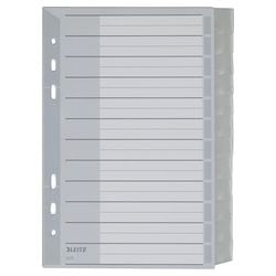 Pestañas de polipropileno en blanco a5 gris Leitz