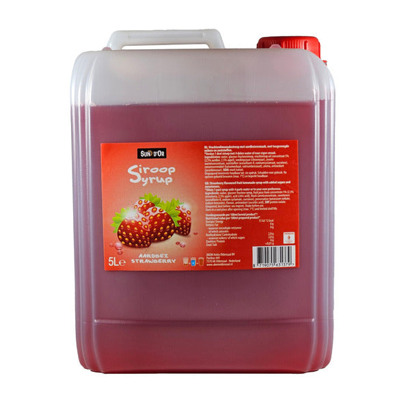 Sun d'or fruit limonata sciroppo fragola (5 litri)
