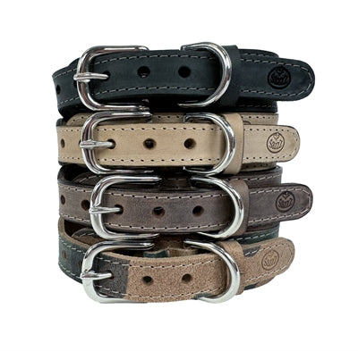 Sazzz Collar Dog Boho Vintage Leather Anthacite