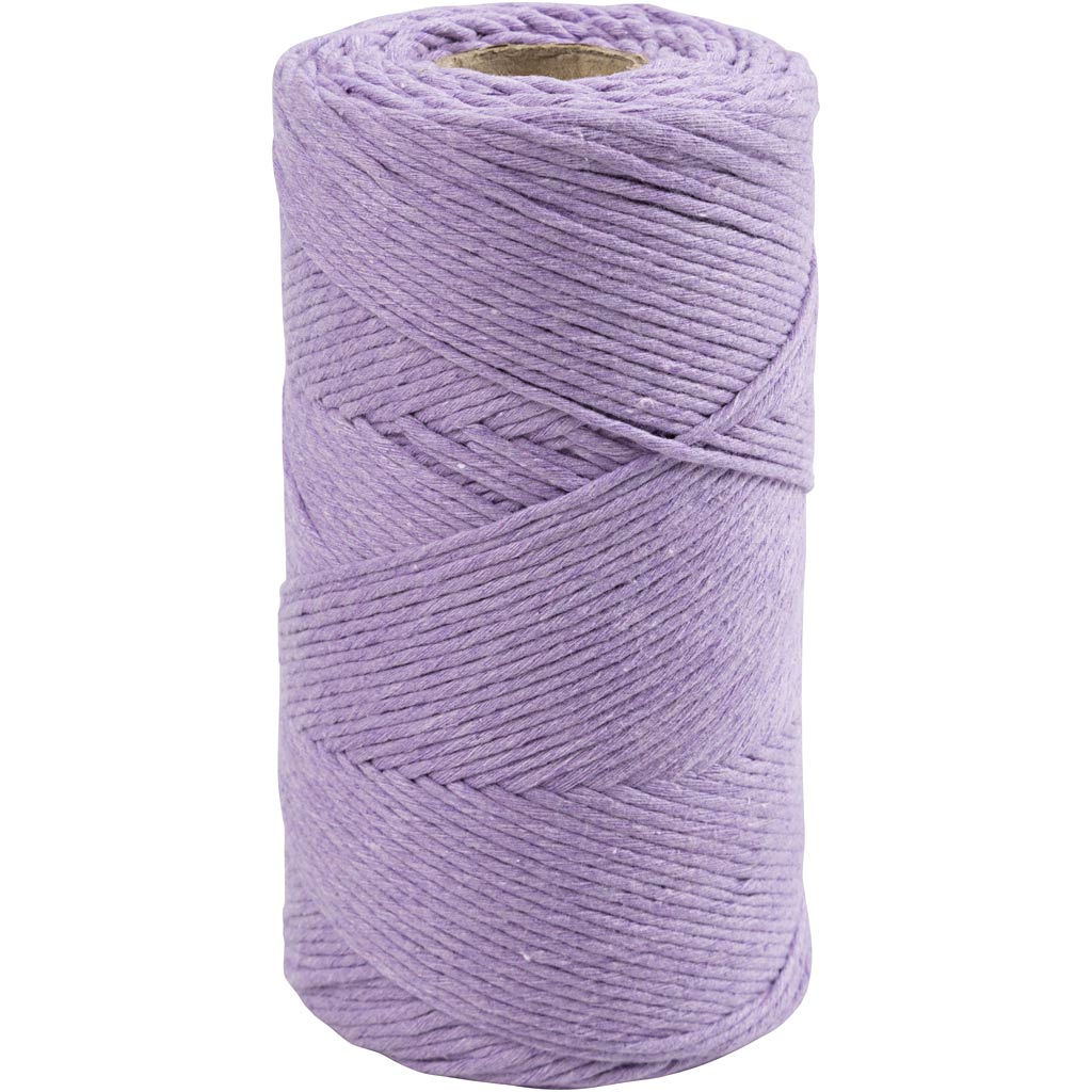 Creative Company Macrame Cord Purple, 198m