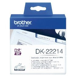 Nastro per etichette Brother dk22214 bianco